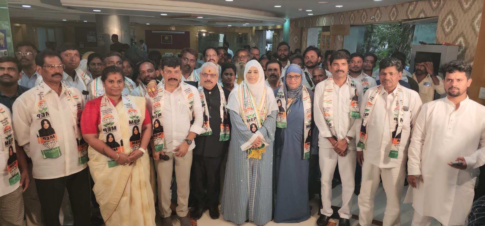 The Unprecedented Triumph: All India Mahila Empowerment Party candidates have successfully nominated in 45 seats in Telangana state. For this, All India Mahila Empowerment Party workers from all over the country and National President Dr. nowhere shaikh congratulate you.